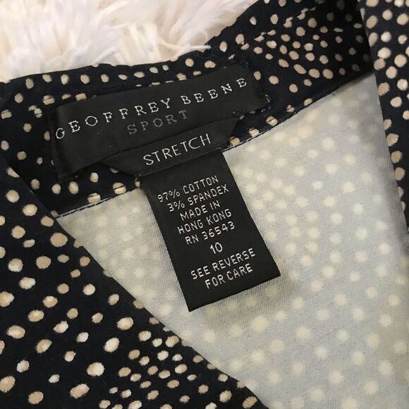 Vintage Geoffrey Beene Sport Jacket zip up black and brown size 10 - Picture 8 of 12